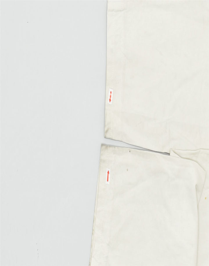 PRETTY LADY Womens Tapered Casual Trousers IT 44 Medium W28 L27 Off White | Vintage | Thrift | Second-Hand | Used Clothing | Messina Hembry 