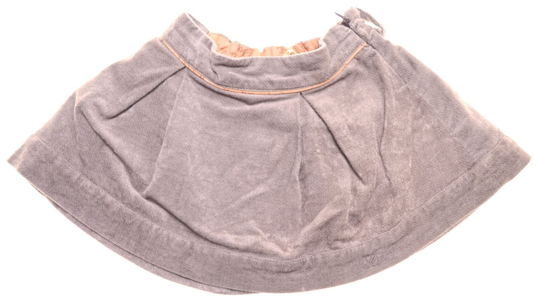 ALVIERO MARTINI Girls Circular Skirt 3-6 Months W17 L7 Grey Viscose - Second Hand & Vintage Designer Clothing - Messina Hembry